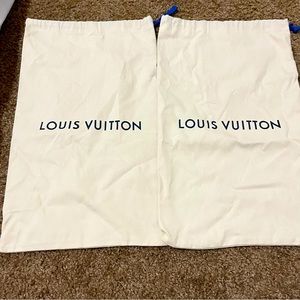 Authentic Louis Vuitton Shoes Dust Bags